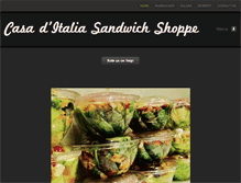 Tablet Screenshot of casaditalia.com